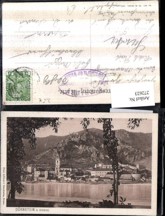 272623,Dürnstein an d. Donau Totale m. Ruine