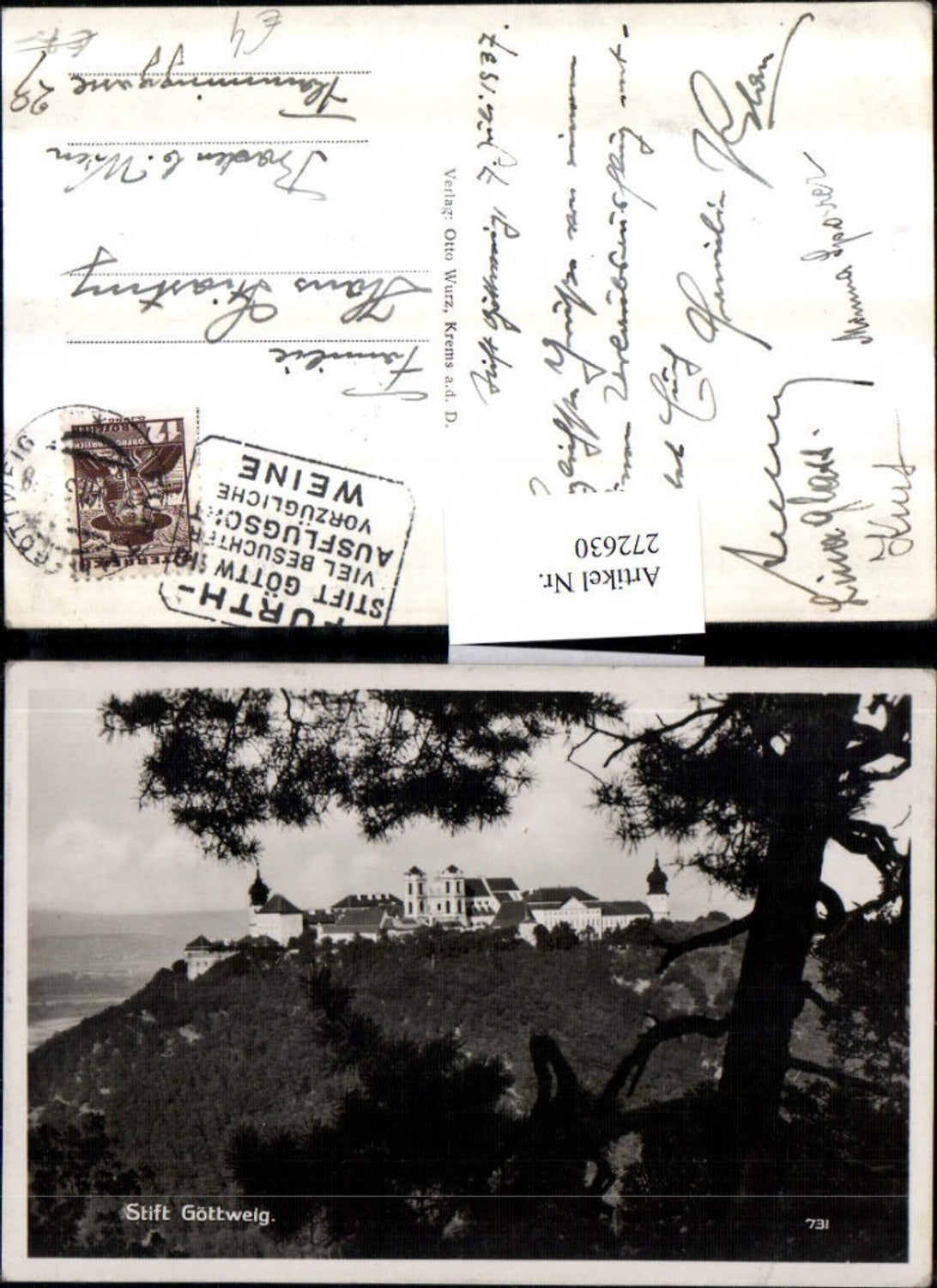 272630,Stift Göttweig b. Furth