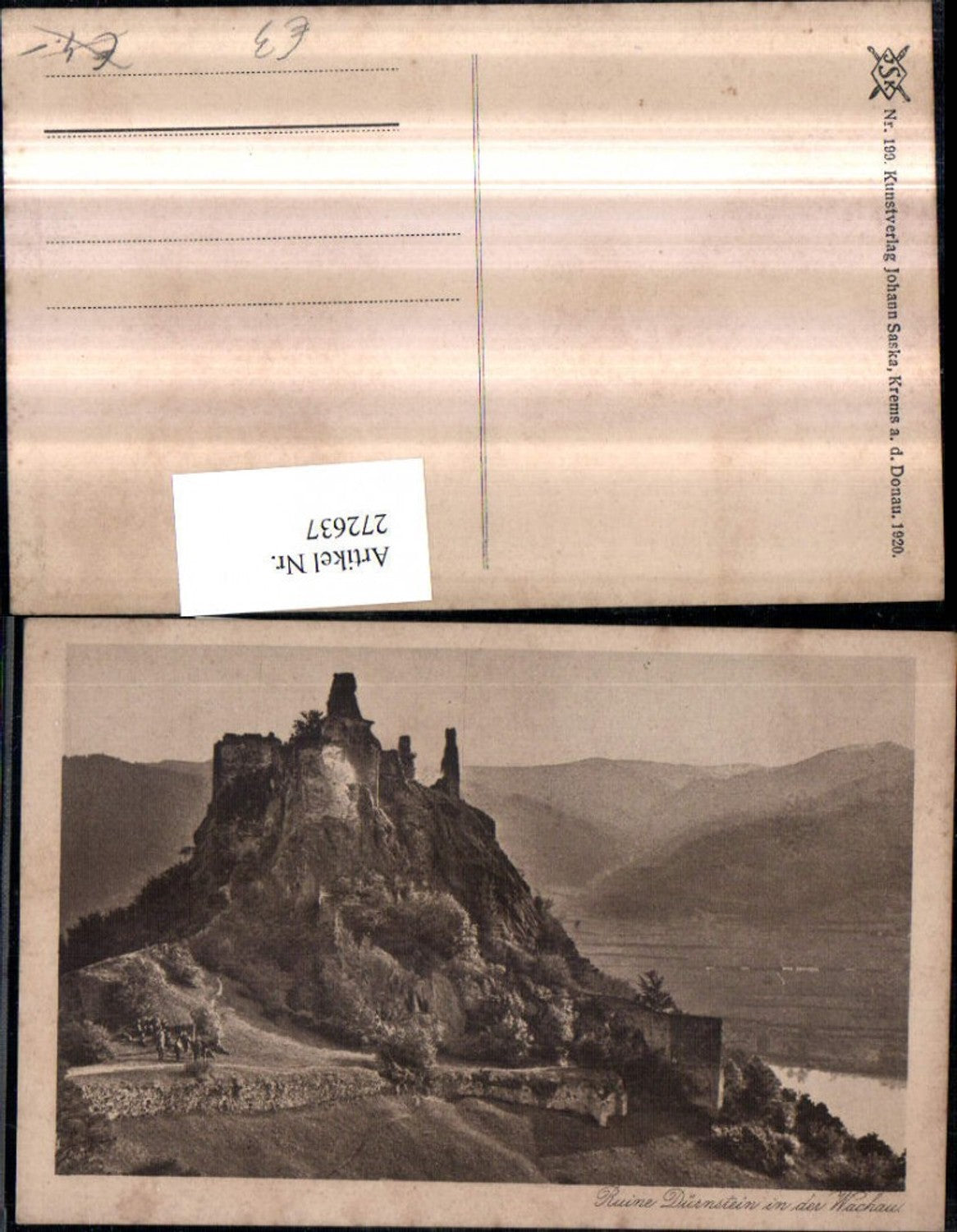 272637,Ruine Dürnstein in d. Wachau