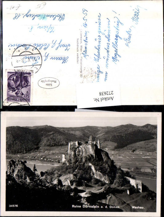 272638,Ruine Dürnstein an d. Donau in d. Wachau
