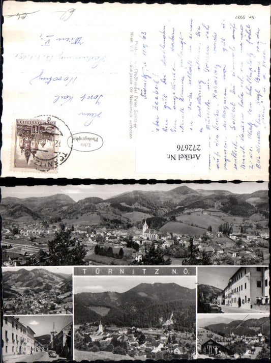 272676,Türnitz Totale Straßenansicht Sessellift Mehrbildkarte