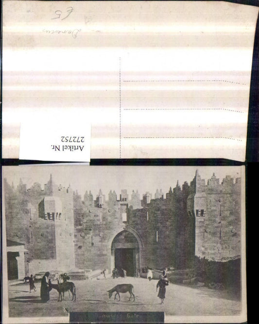 272752,Syrien Damascus Damaskus Gate Tor Eingang Mauer