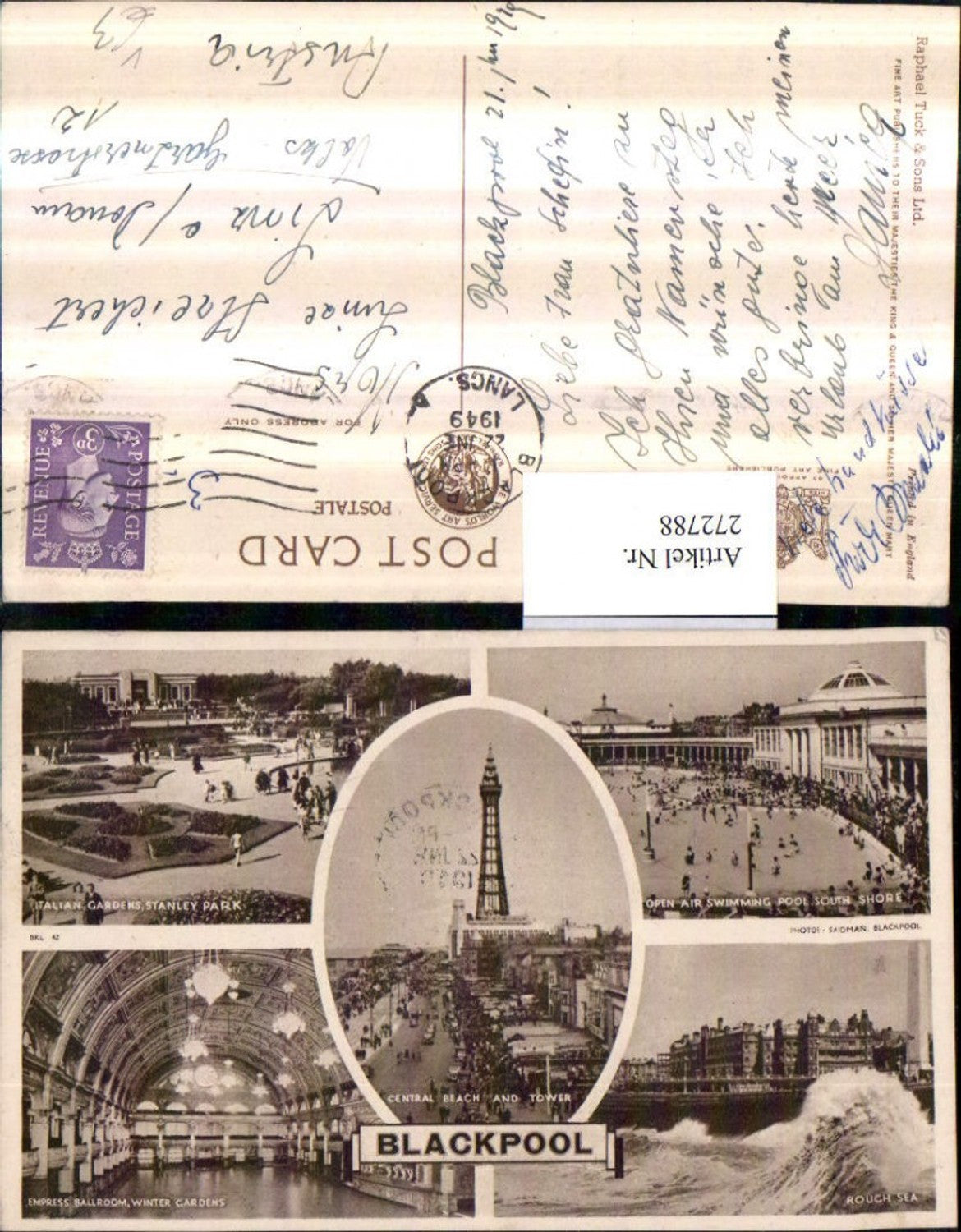 Alte Ansichtskarte – Old Postcard