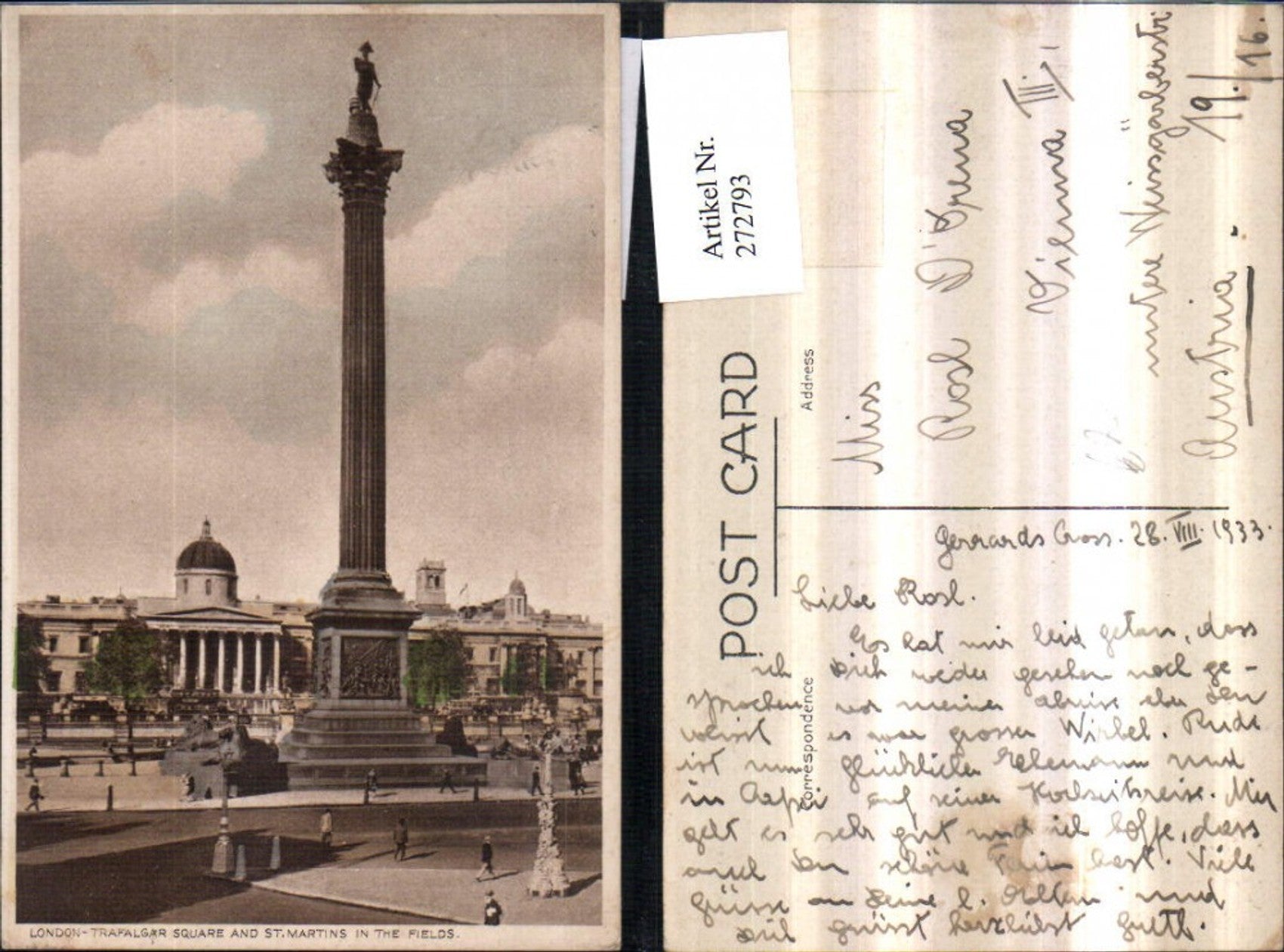 Alte Ansichtskarte – Old Postcard