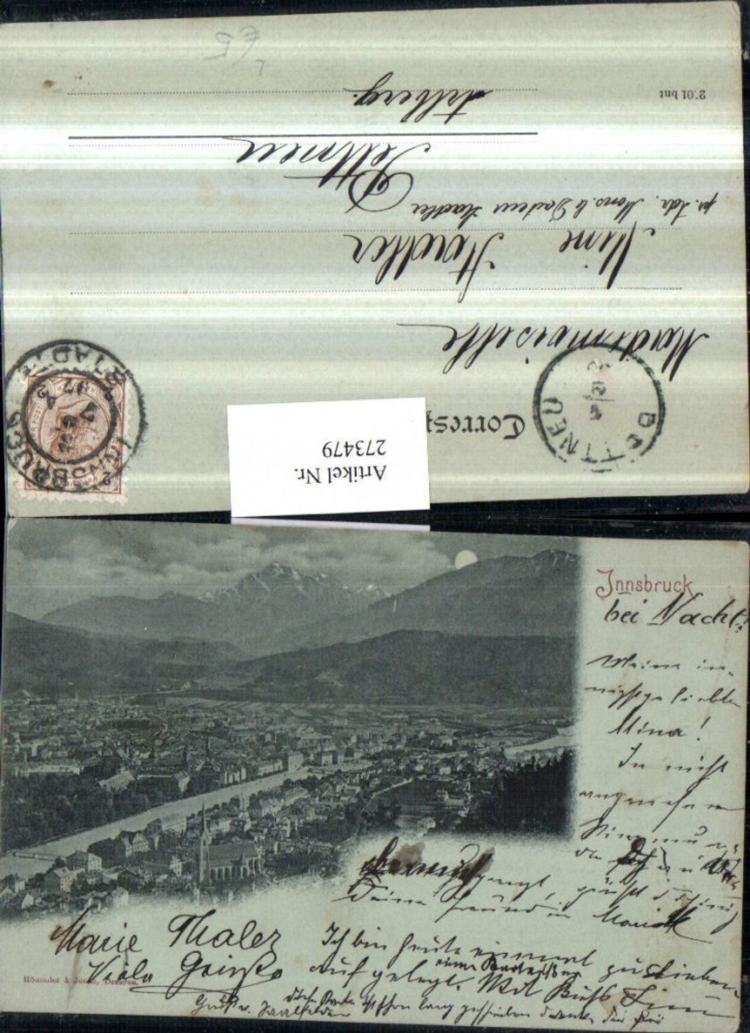 Alte Ansichtskarte – Old Postcard