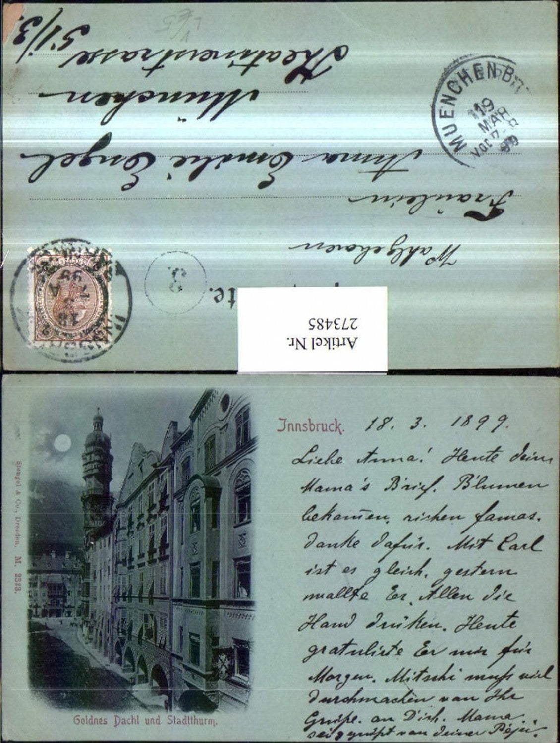 Alte Ansichtskarte – Old Postcard