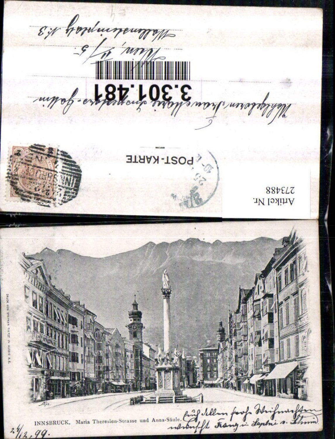 Alte Ansichtskarte – Old Postcard