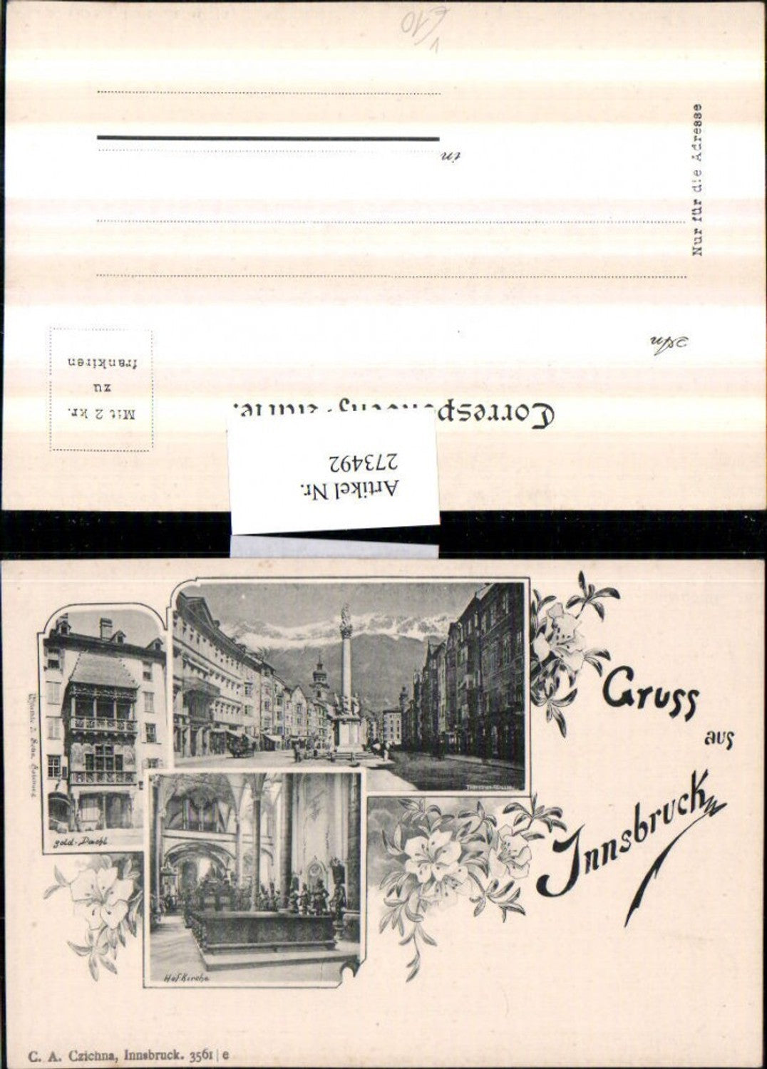 Alte Ansichtskarte – Old Postcard