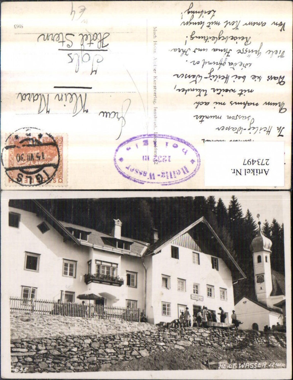 Alte Ansichtskarte – Old Postcard