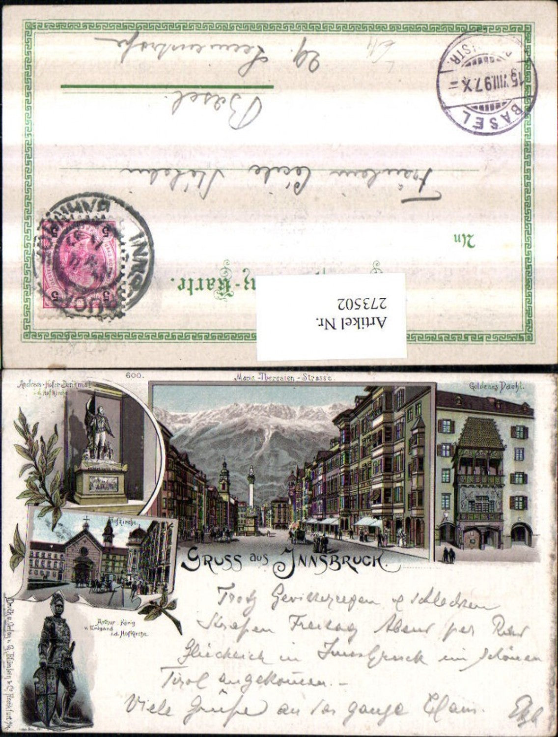 Alte Ansichtskarte – Old Postcard