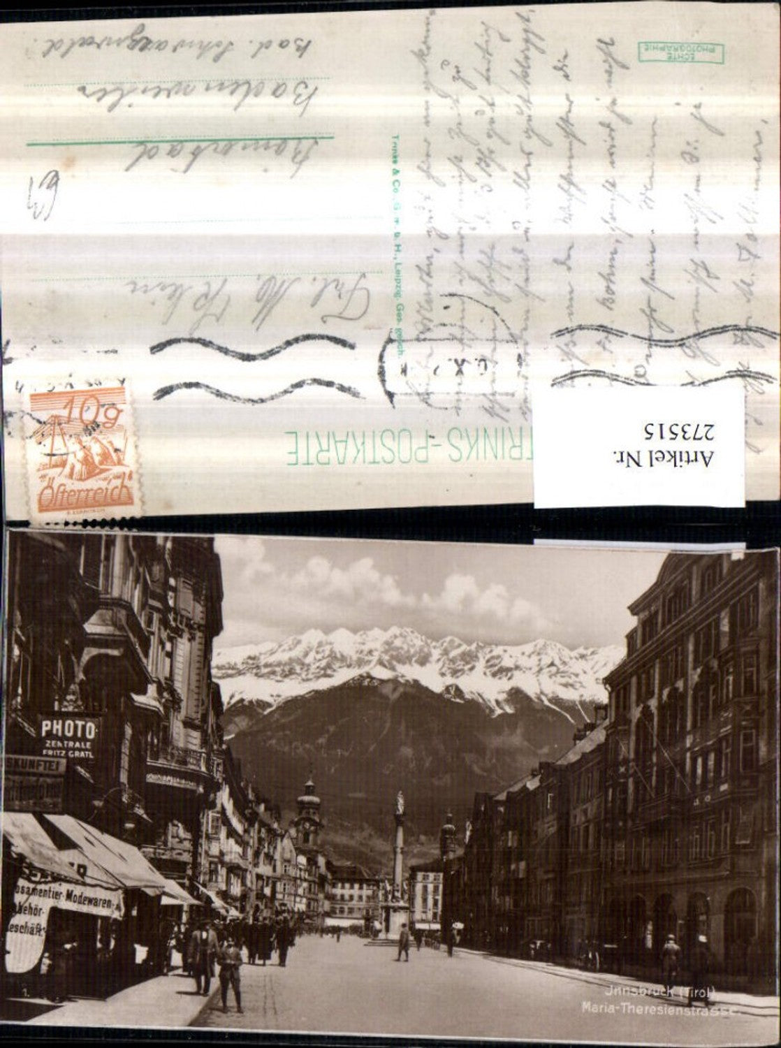 Alte Ansichtskarte – Old Postcard