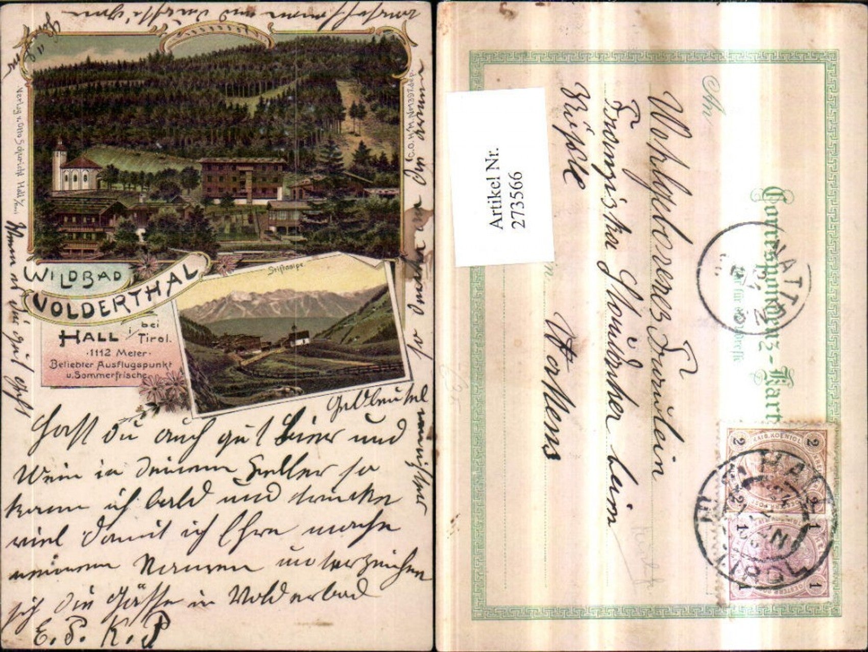 Alte Ansichtskarte – Old Postcard
