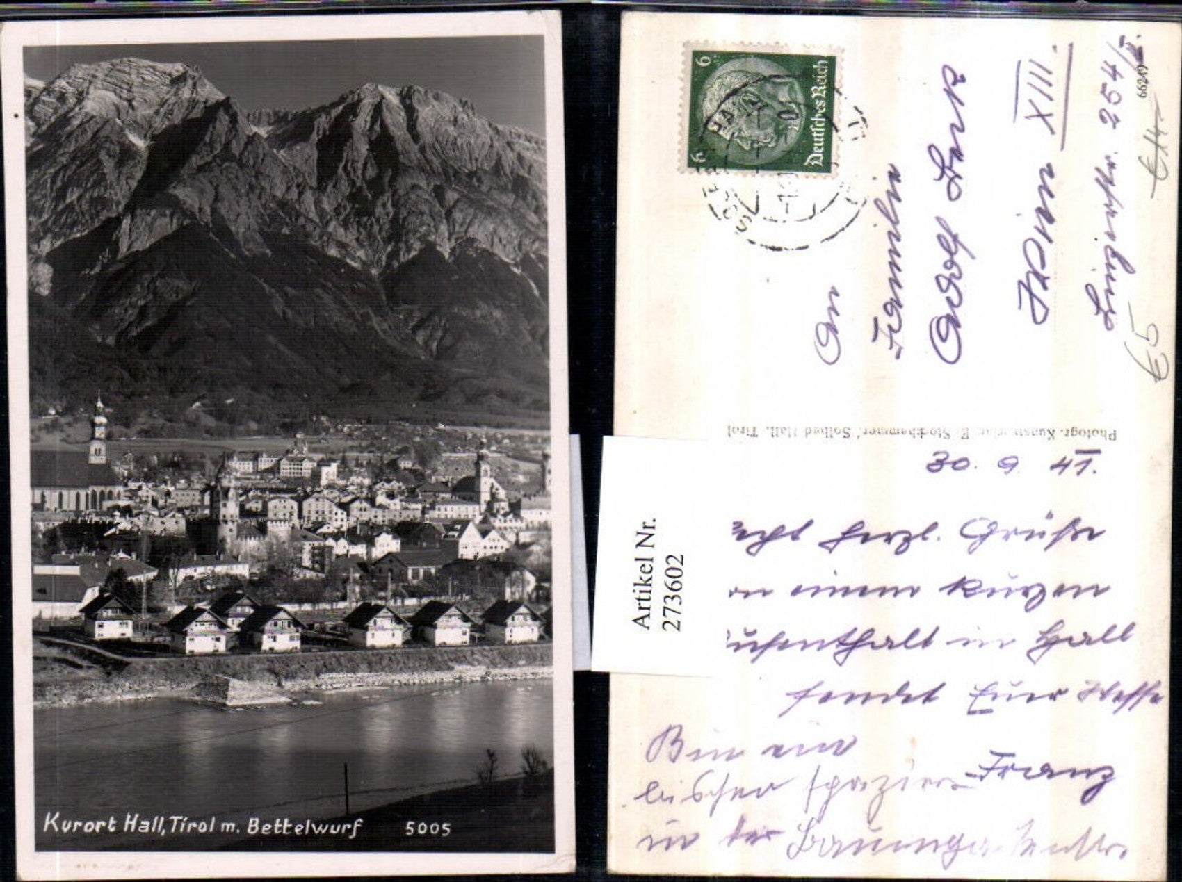 Alte Ansichtskarte – Old Postcard