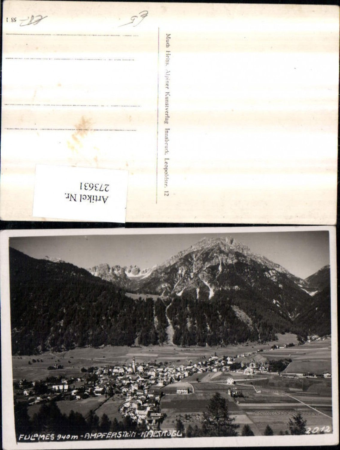 Alte Ansichtskarte – Old Postcard
