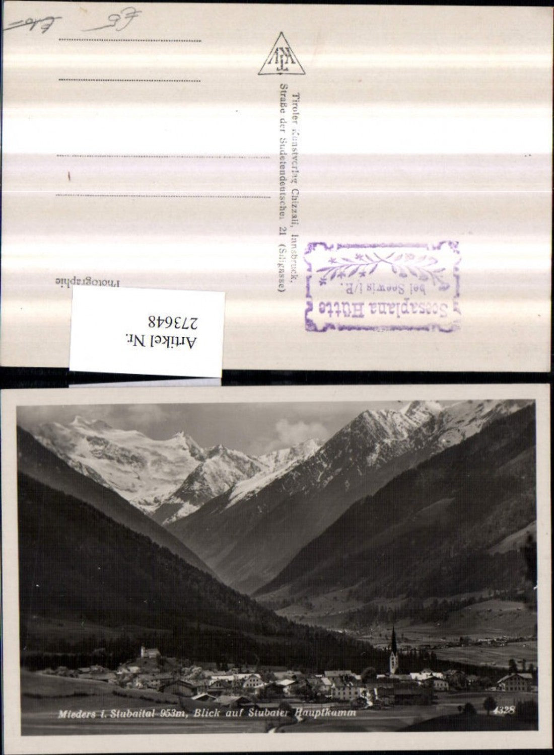 Alte Ansichtskarte – Old Postcard