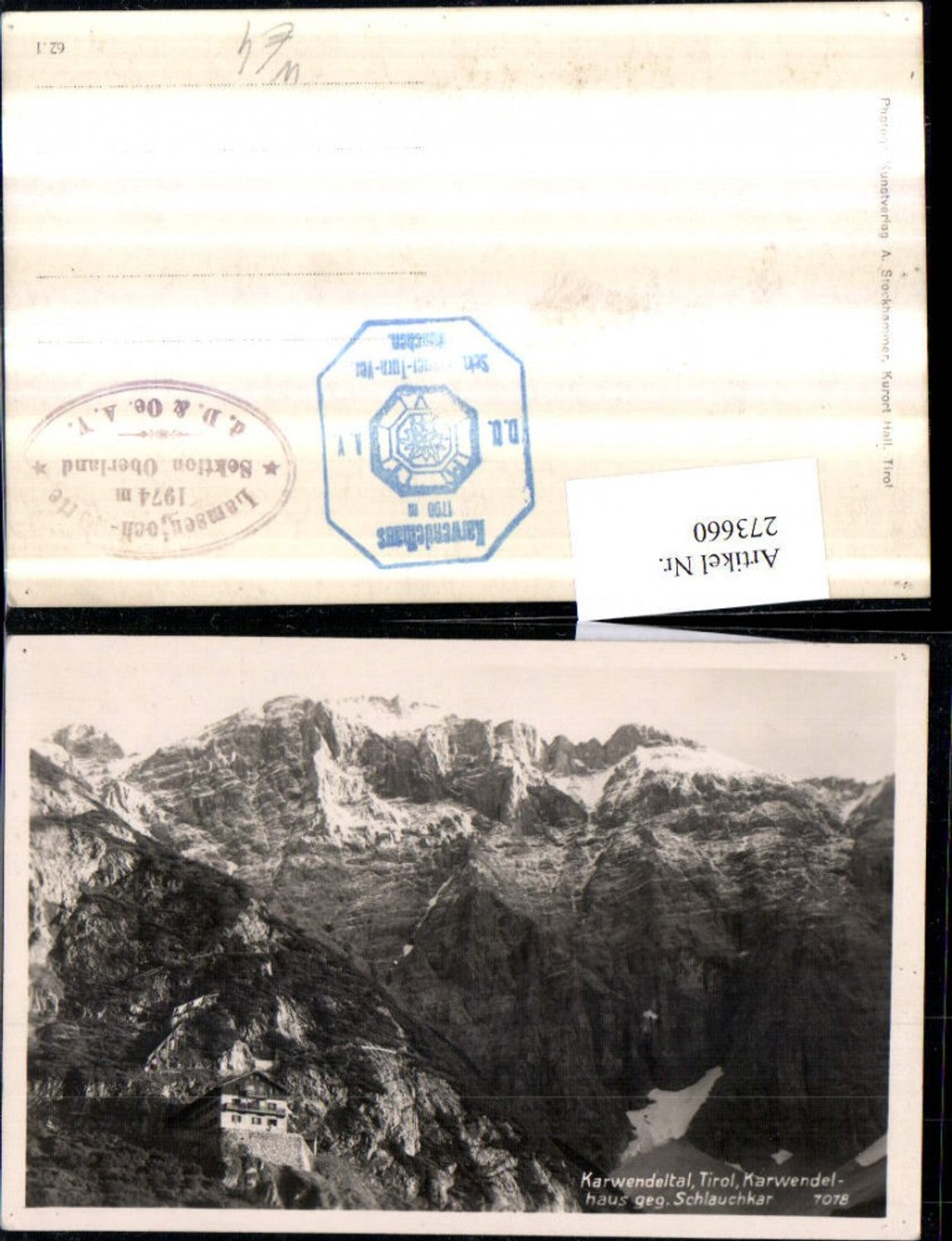 Alte Ansichtskarte – Old Postcard