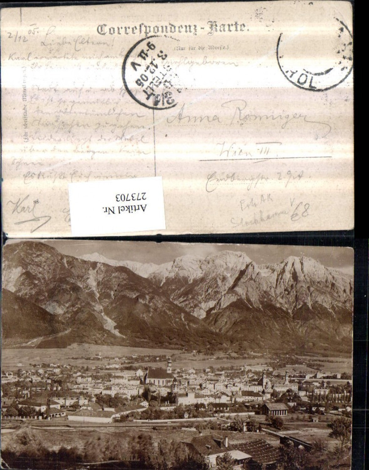 Alte Ansichtskarte – Old Postcard