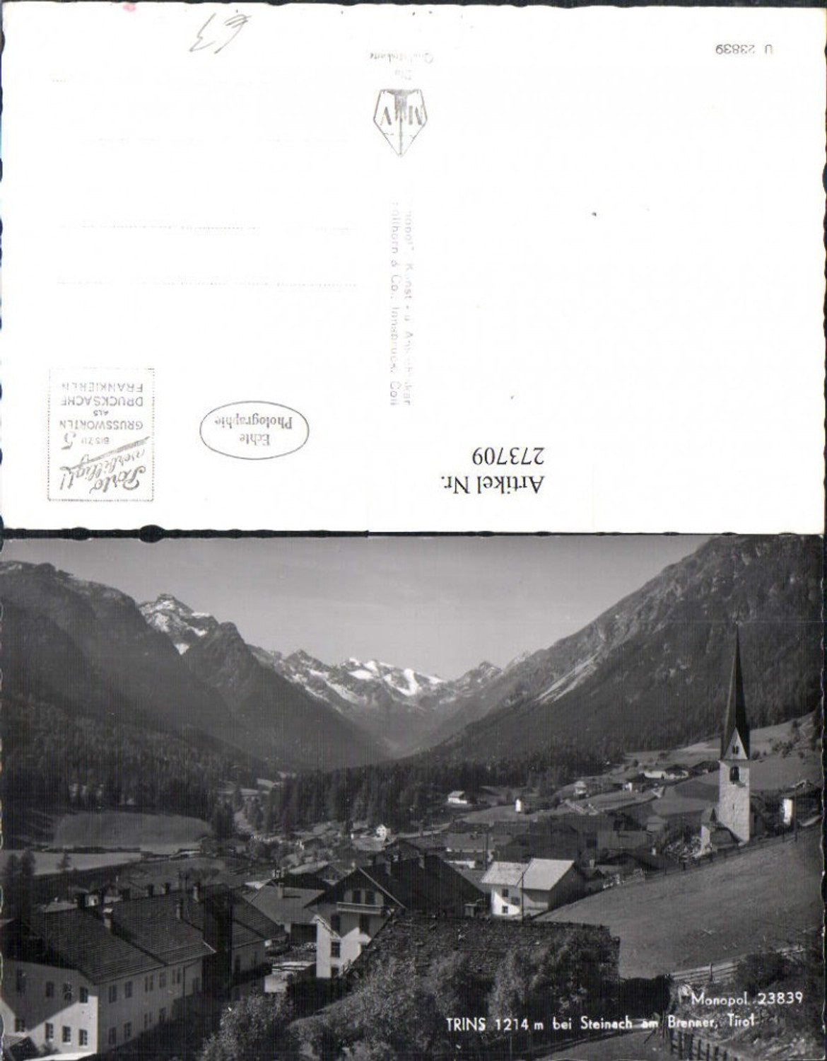 Alte Ansichtskarte – Old Postcard