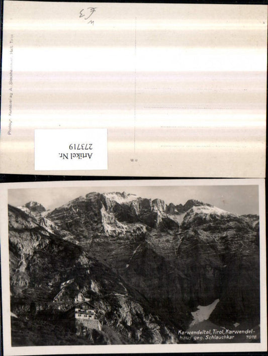 Alte Ansichtskarte – Old Postcard