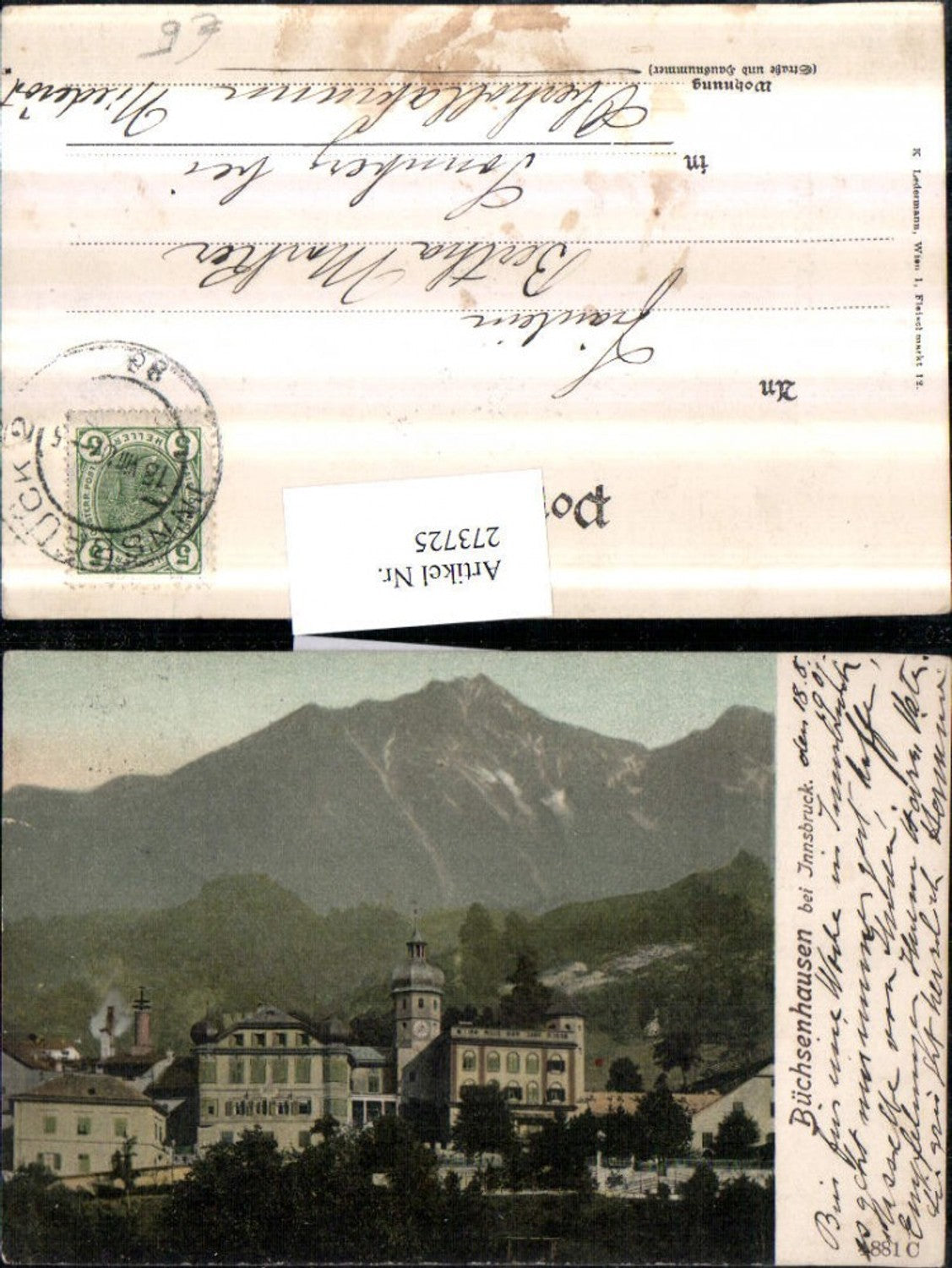 Alte Ansichtskarte – Old Postcard