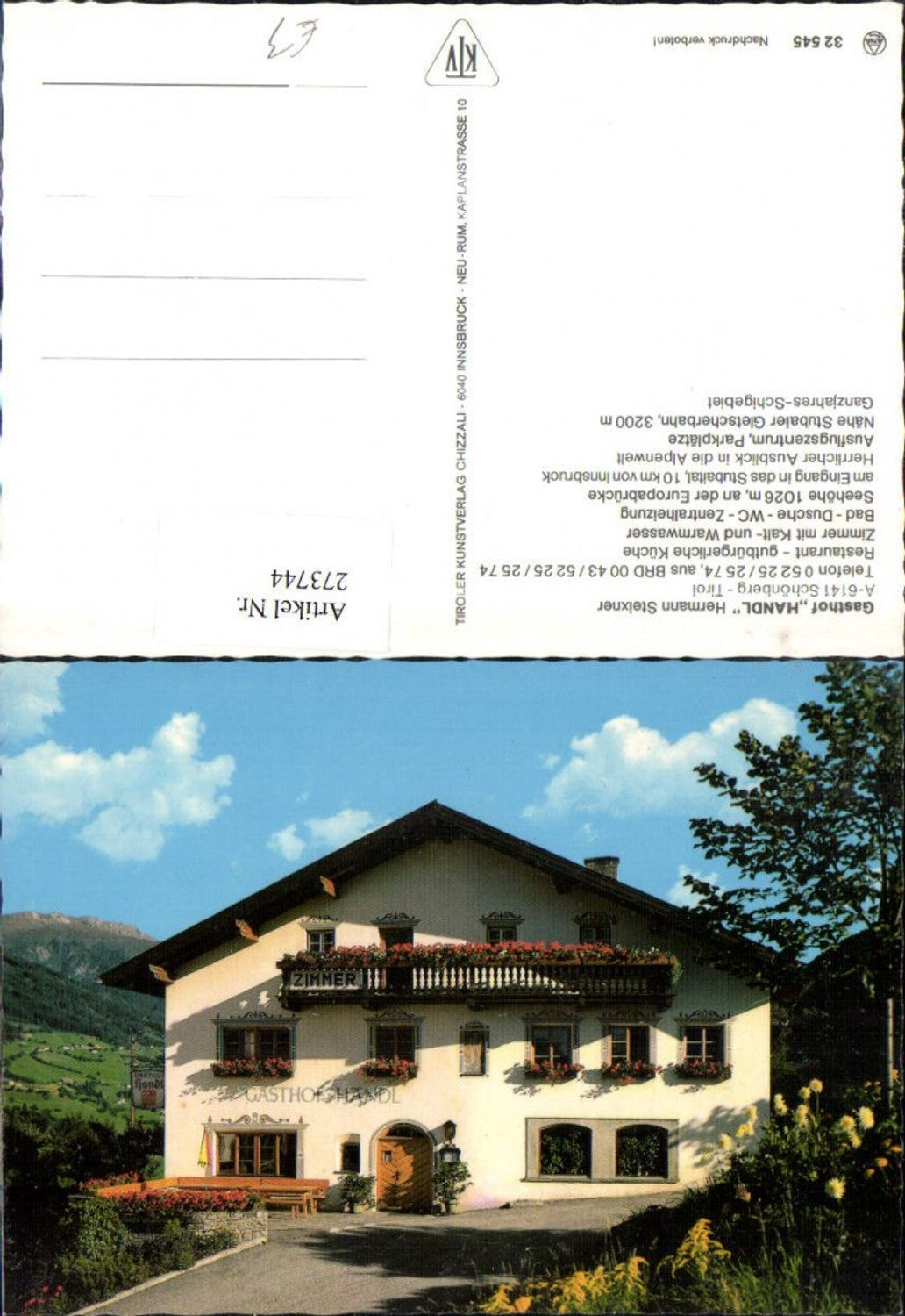 Alte Ansichtskarte – Old Postcard