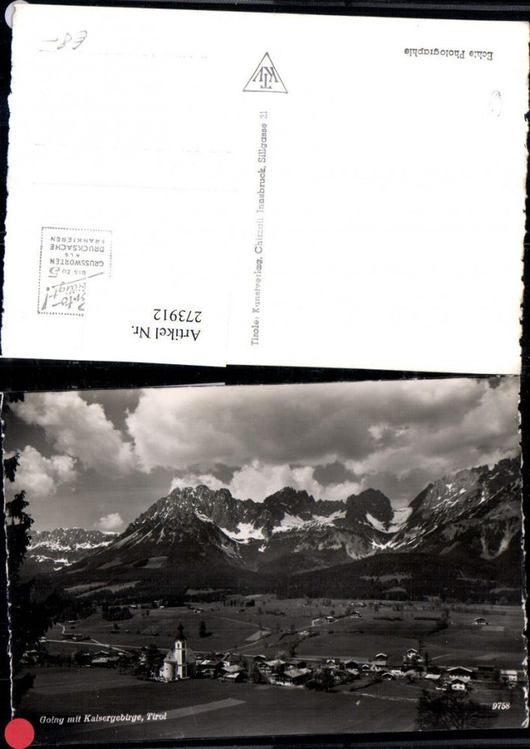 Alte Ansichtskarte – Old Postcard