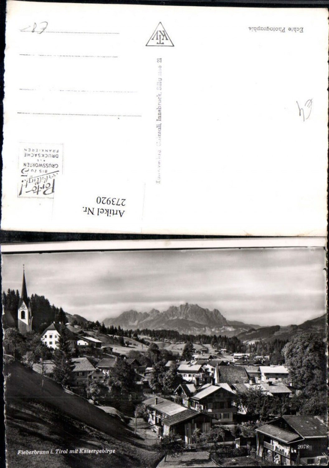 Alte Ansichtskarte – Old Postcard