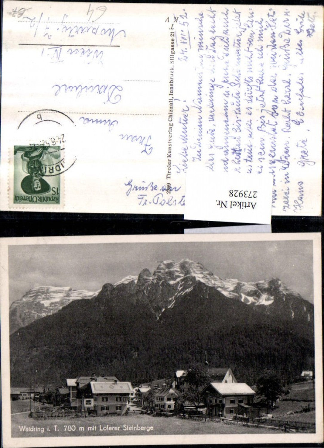 Alte Ansichtskarte – Old Postcard