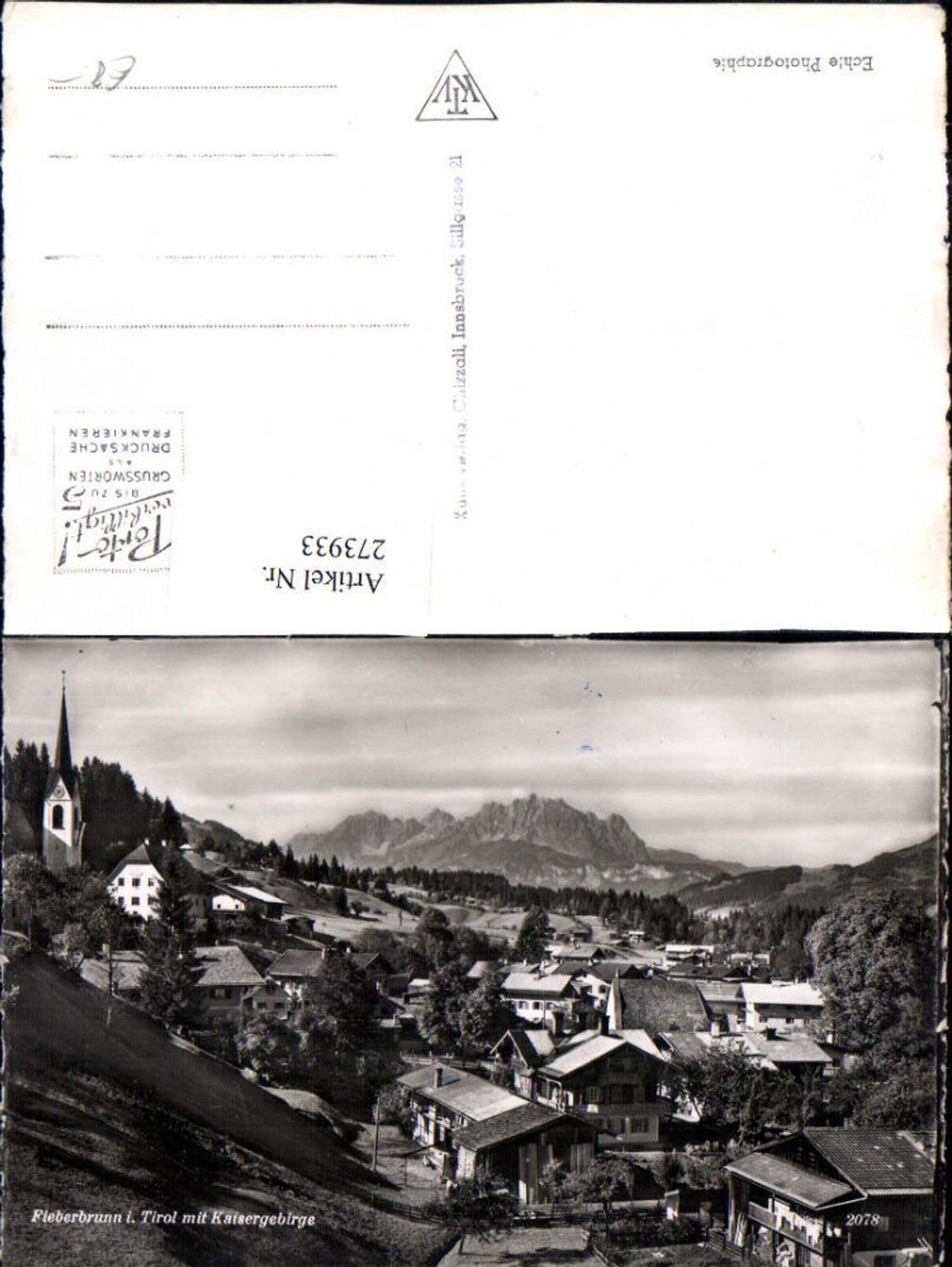 Alte Ansichtskarte – Old Postcard