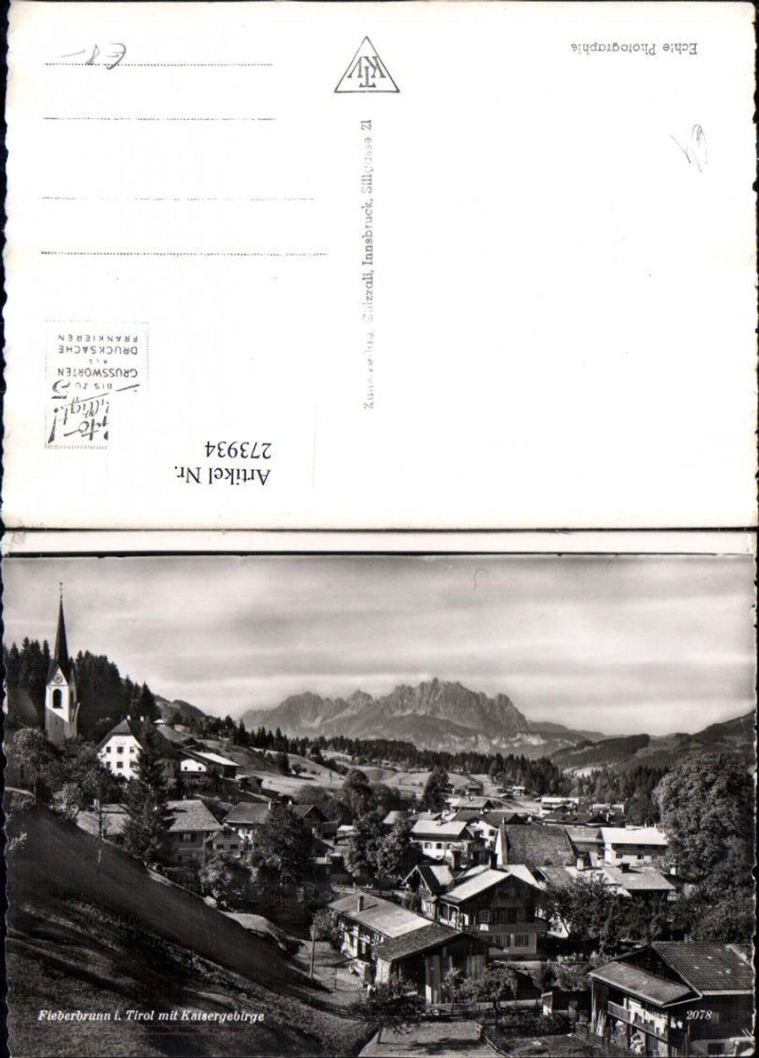Alte Ansichtskarte – Old Postcard