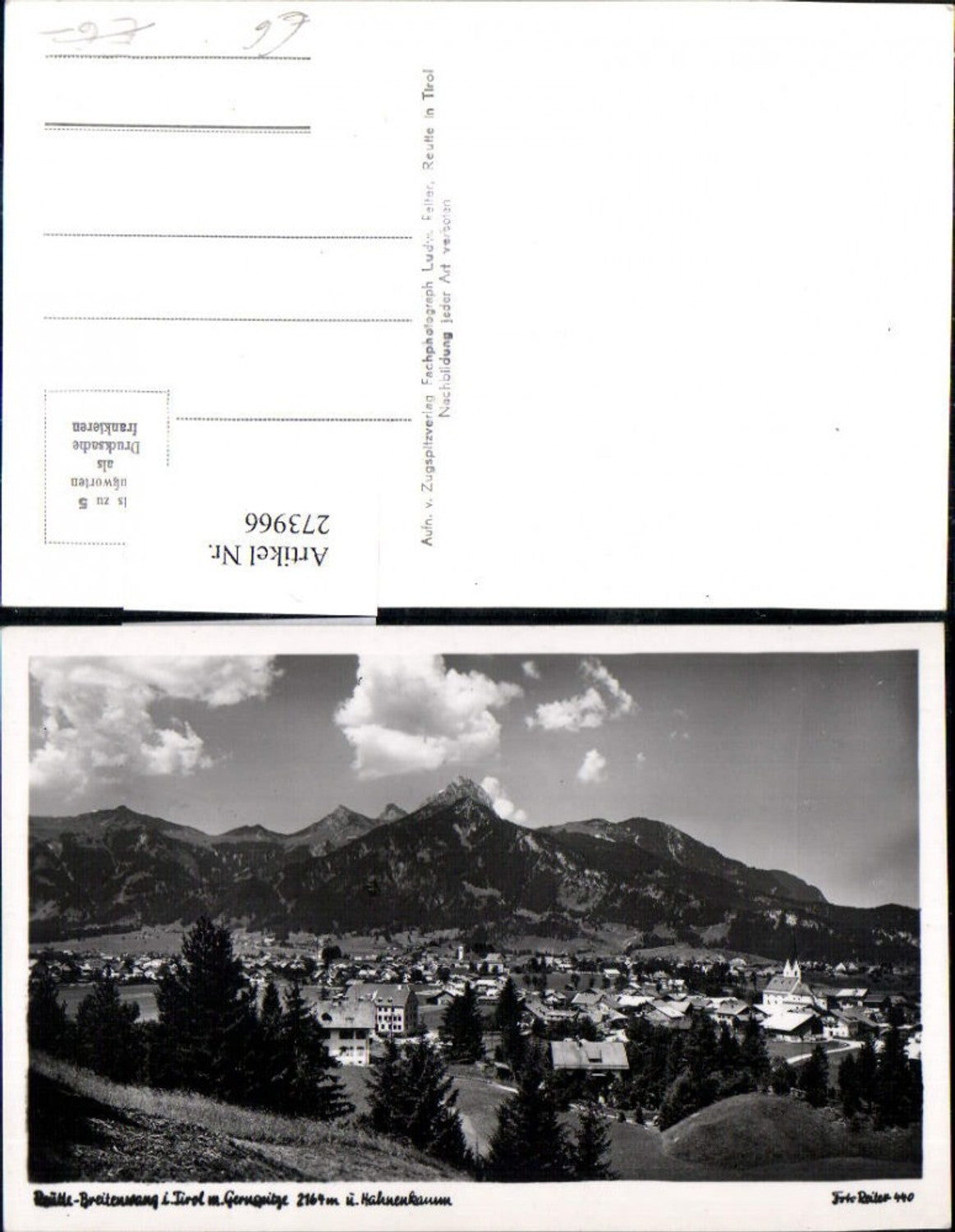 Alte Ansichtskarte – Old Postcard