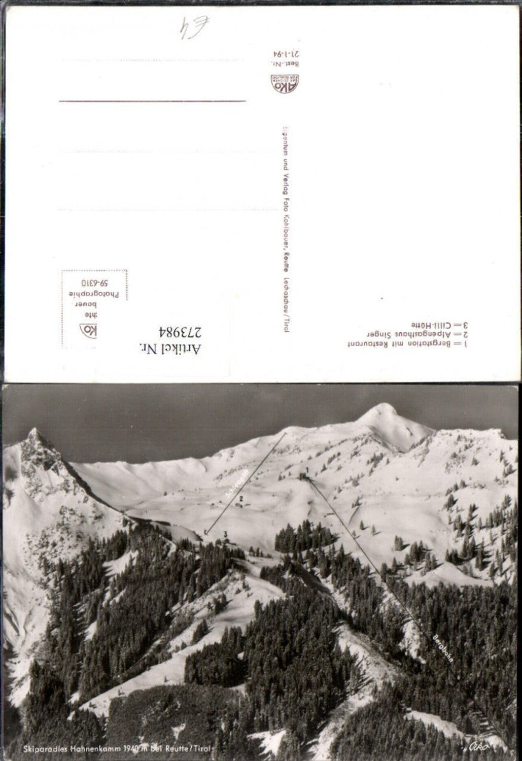 Alte Ansichtskarte – Old Postcard