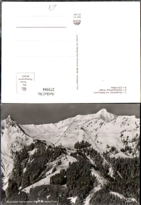 Alte Ansichtskarte – Old Postcard