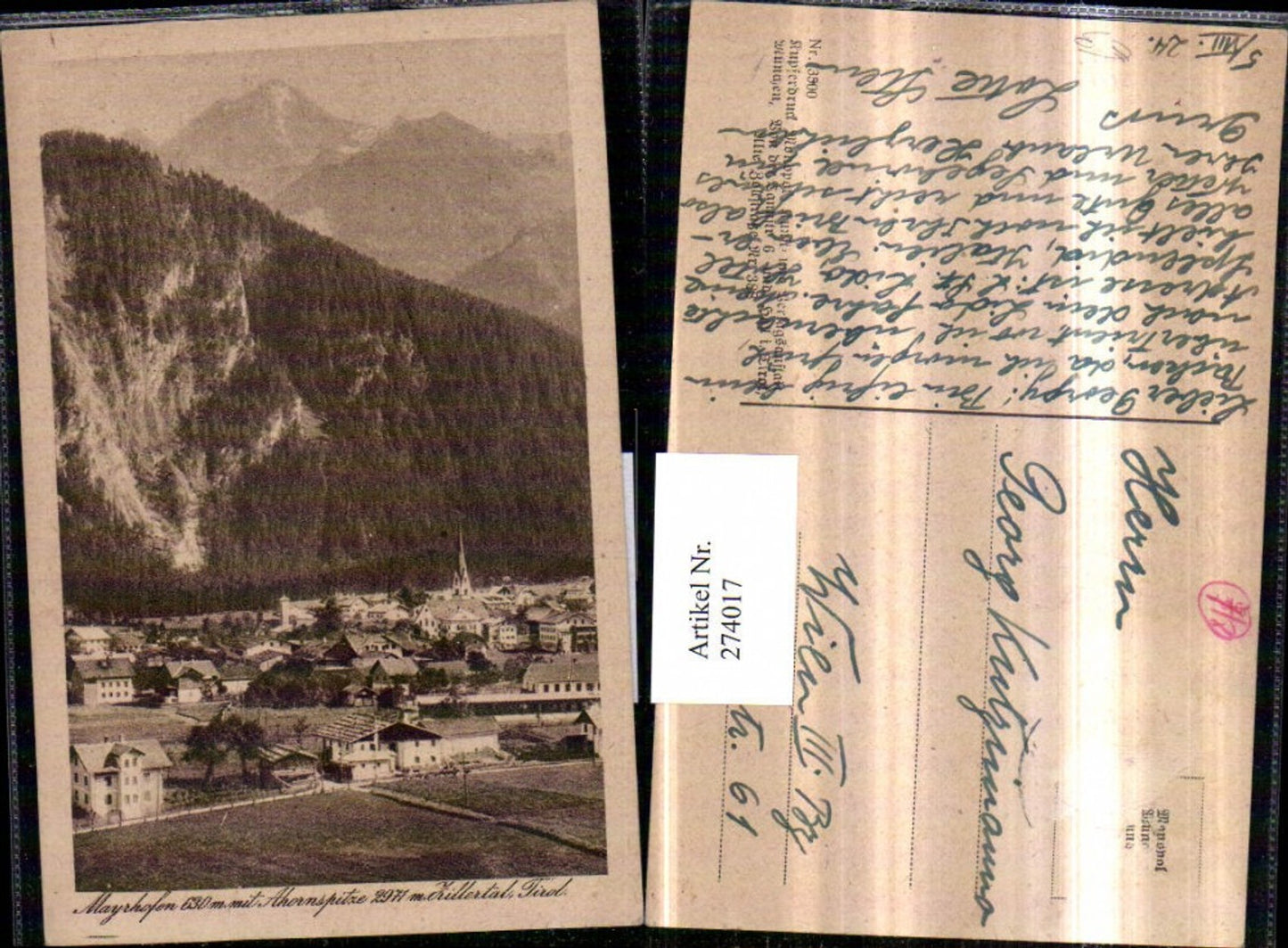 Alte Ansichtskarte – Old Postcard