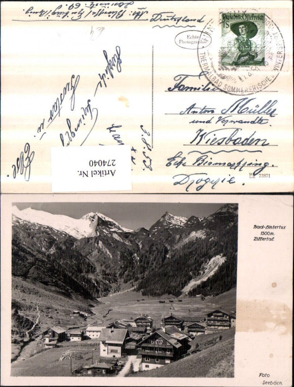 Alte Ansichtskarte – Old Postcard