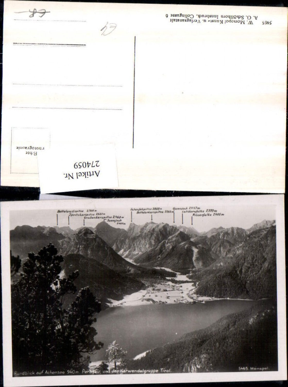 Alte Ansichtskarte – Old Postcard