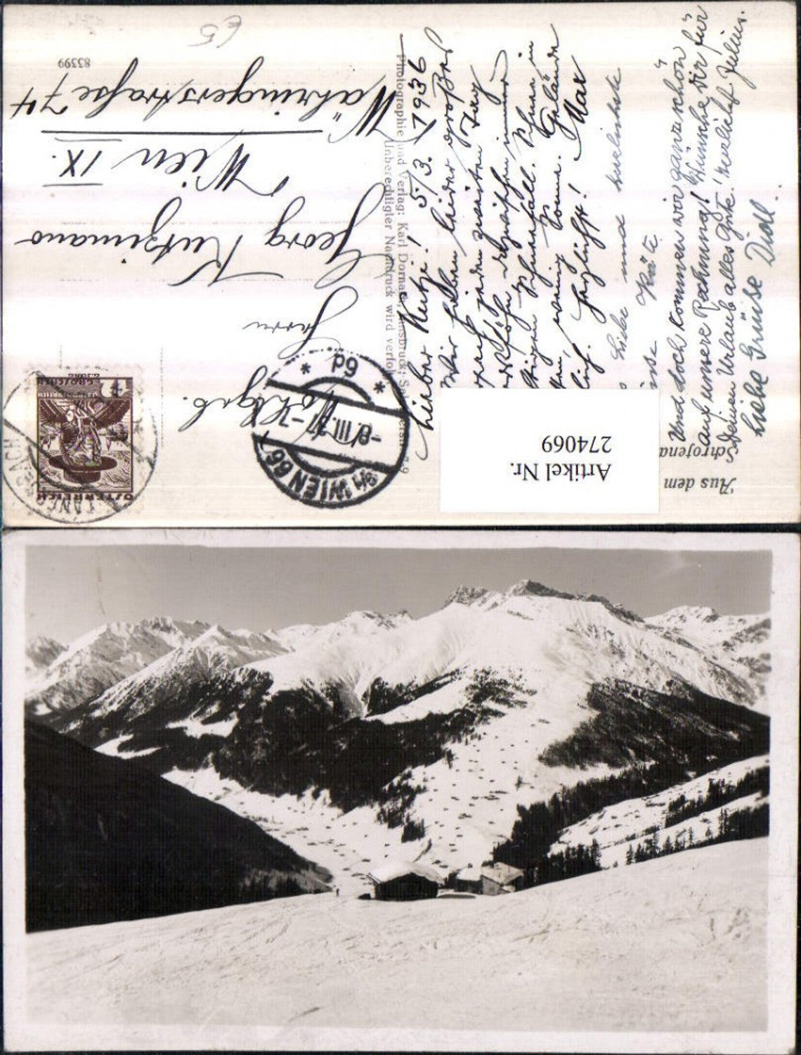 Alte Ansichtskarte – Old Postcard
