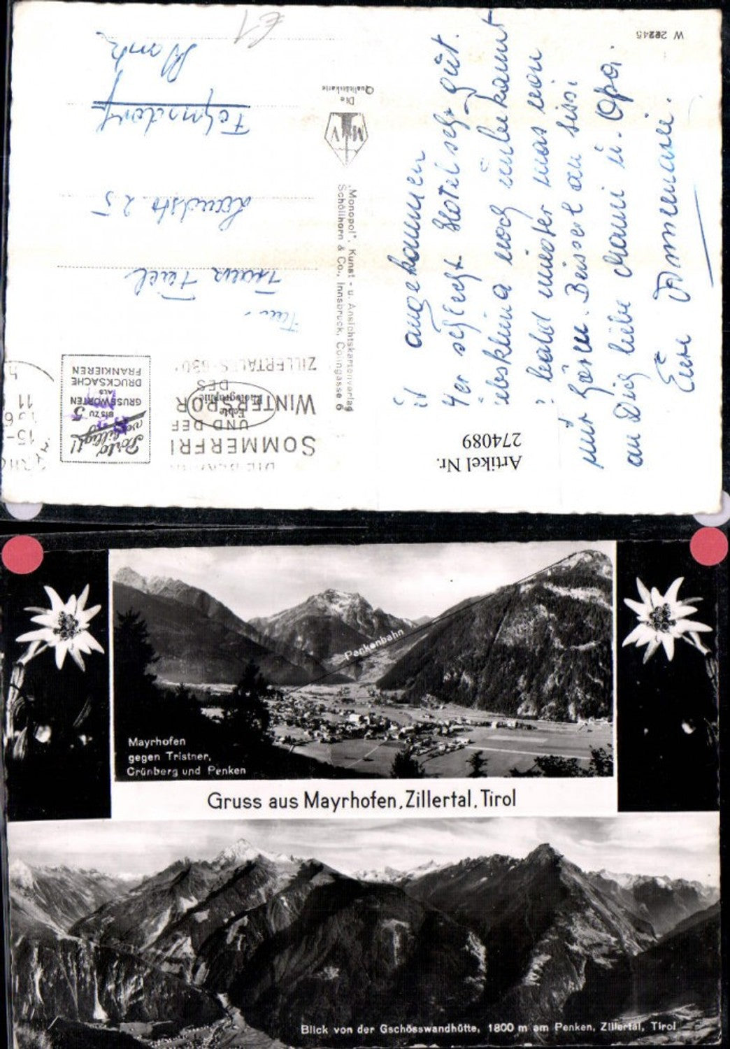 Alte Ansichtskarte – Old Postcard