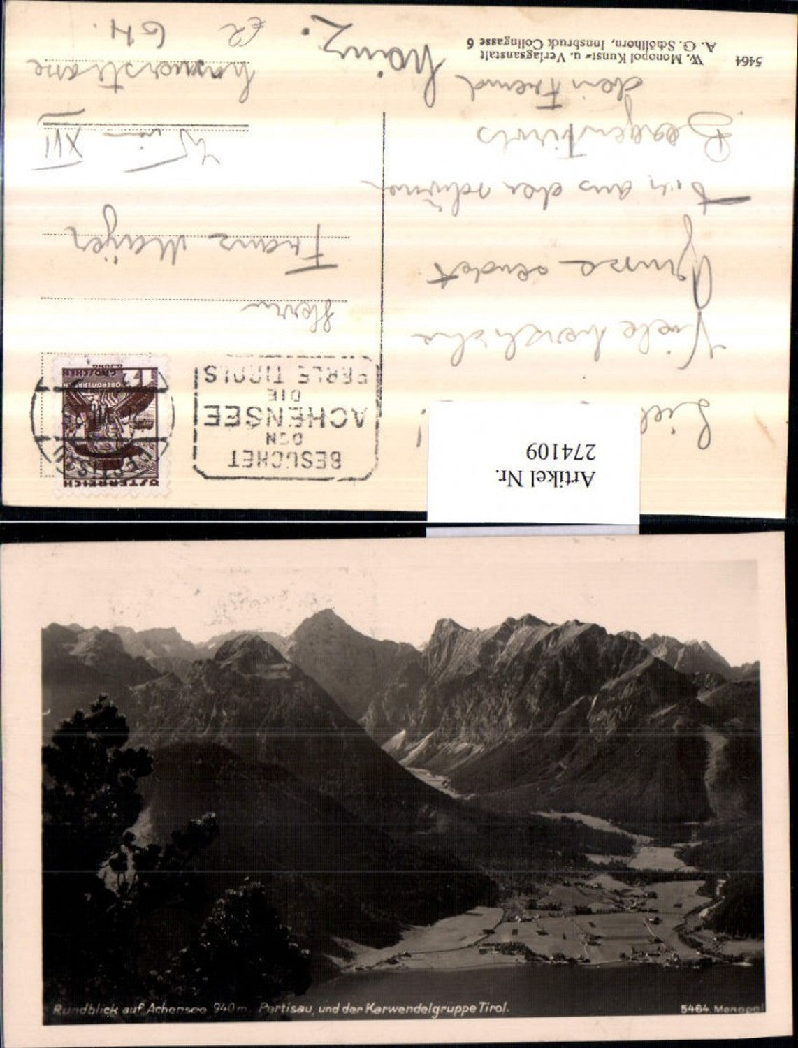 Alte Ansichtskarte – Old Postcard