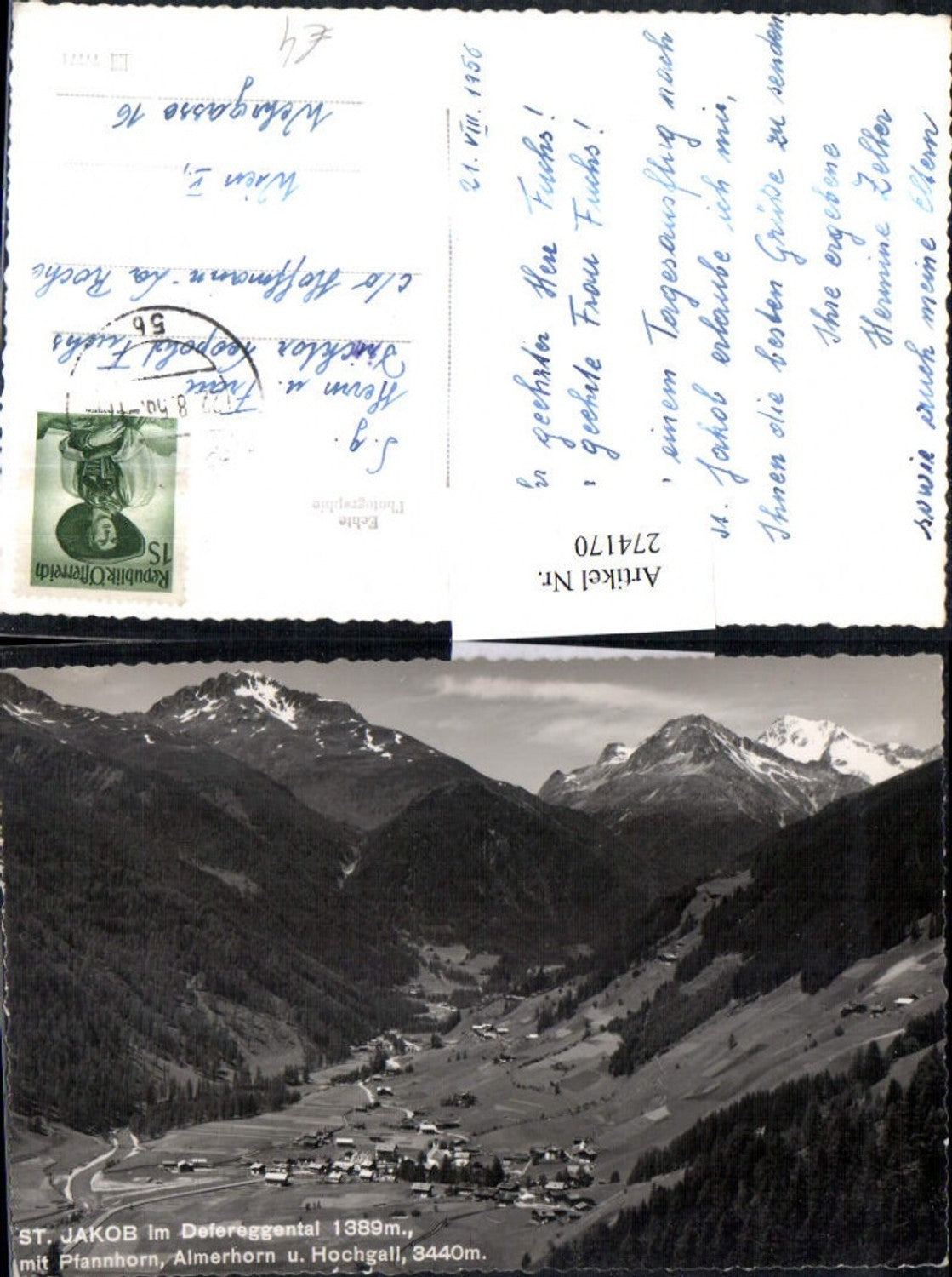 Alte Ansichtskarte – Old Postcard