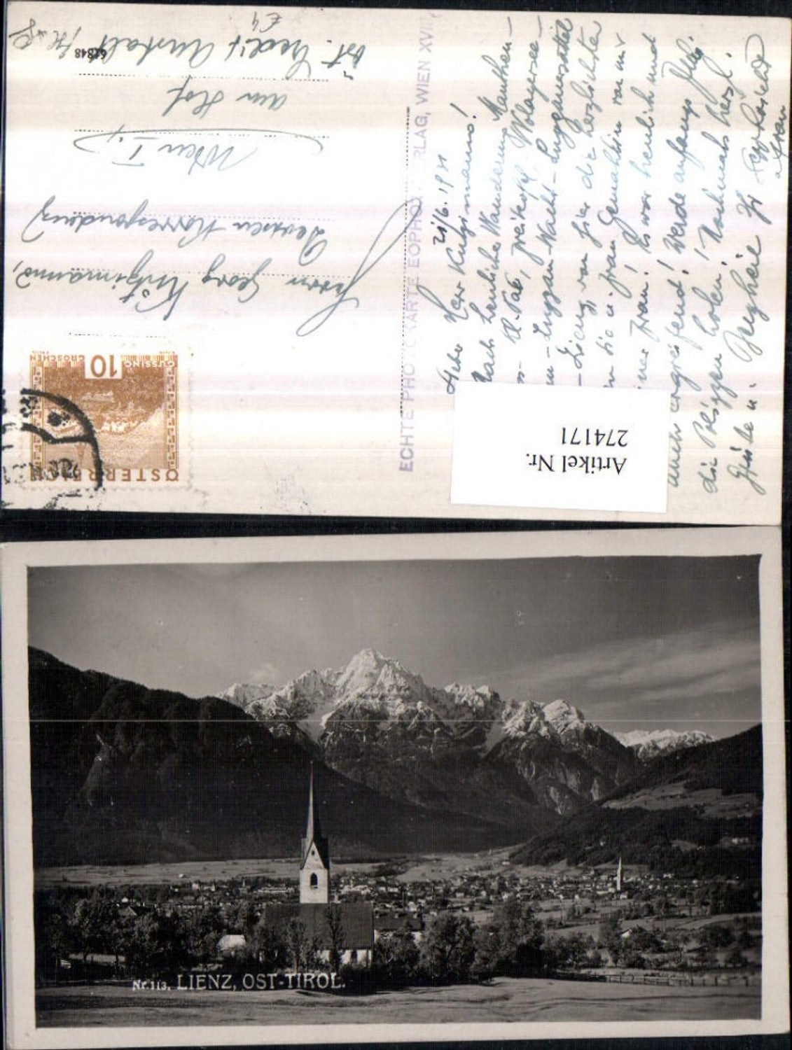 Alte Ansichtskarte – Old Postcard