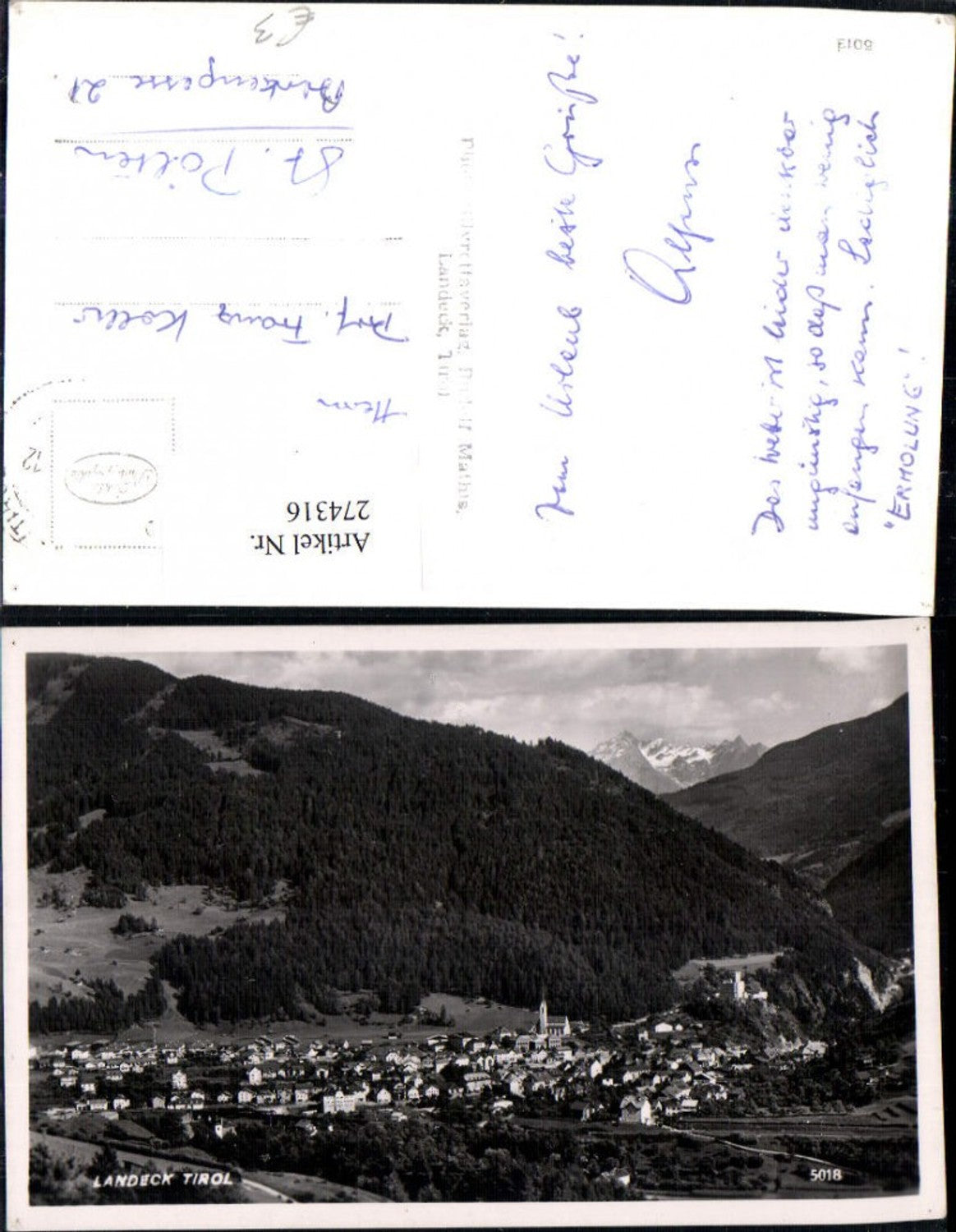 Alte Ansichtskarte – Old Postcard