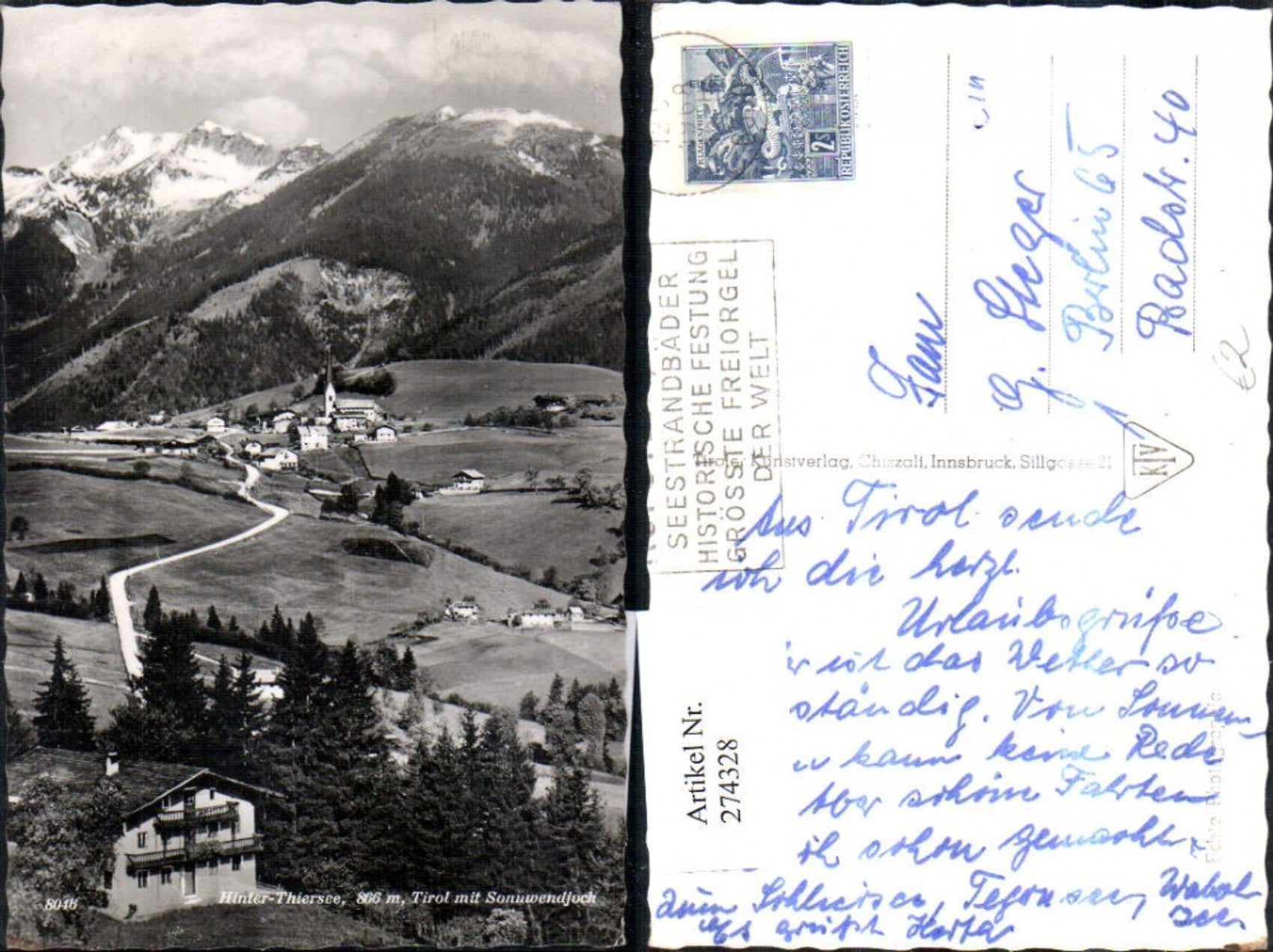 Alte Ansichtskarte – Old Postcard