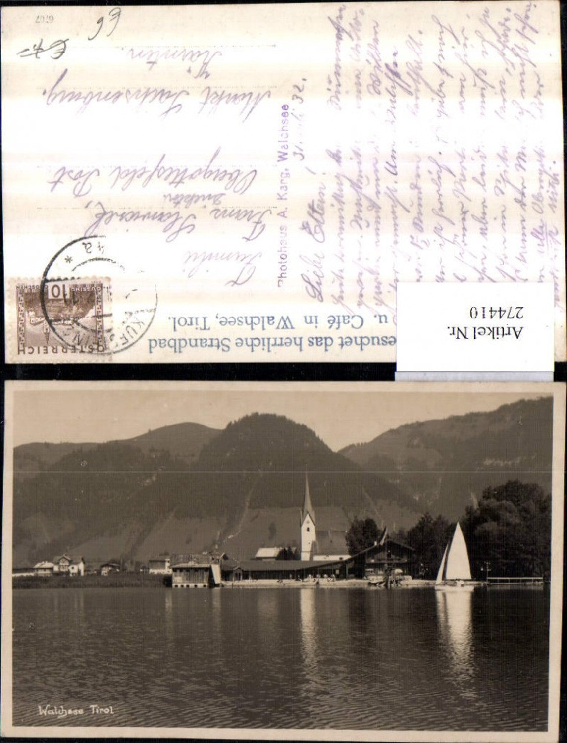 Alte Ansichtskarte – Old Postcard