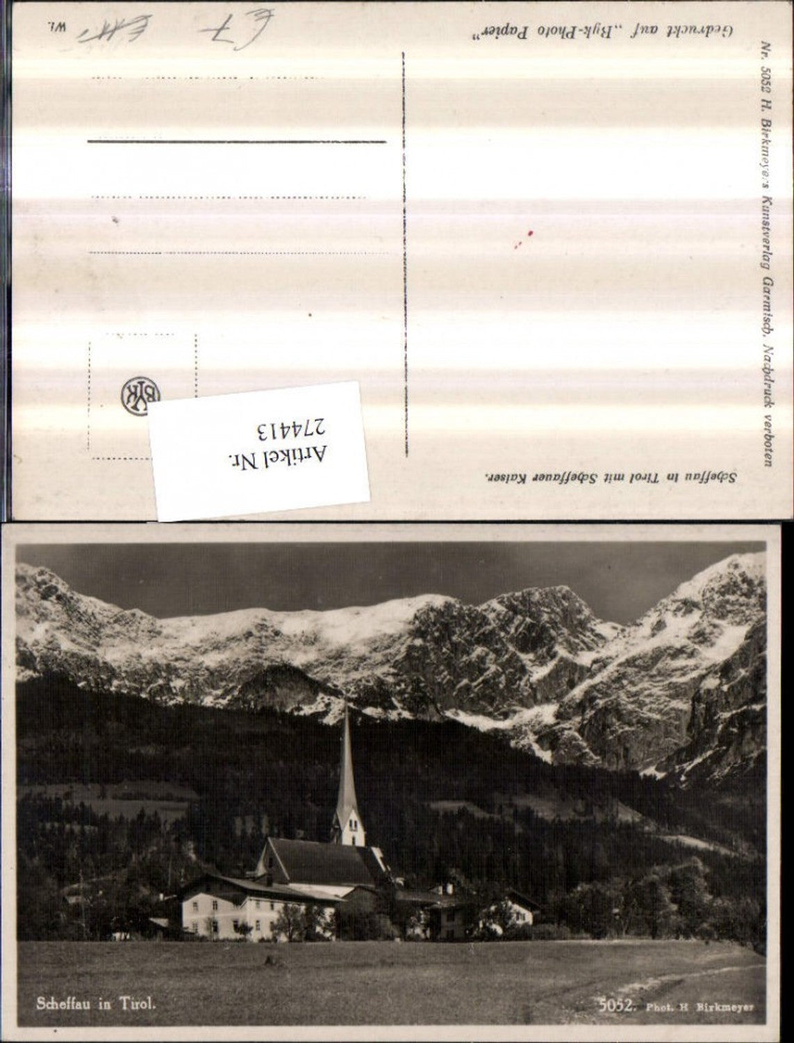 Alte Ansichtskarte – Old Postcard