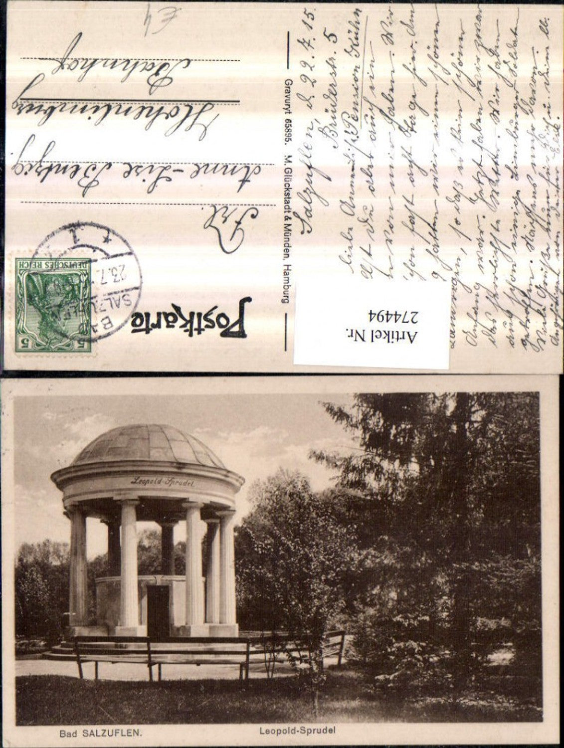 274494,Bad Salzuflen Leopold-Sprudel Tempel