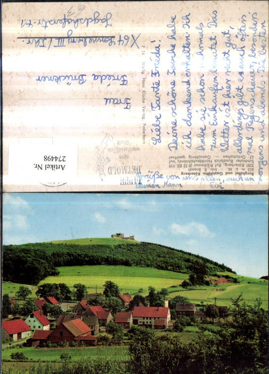 274498,Köterberg b. Rischenau Teilansicht Berghotel u. Gaststätte