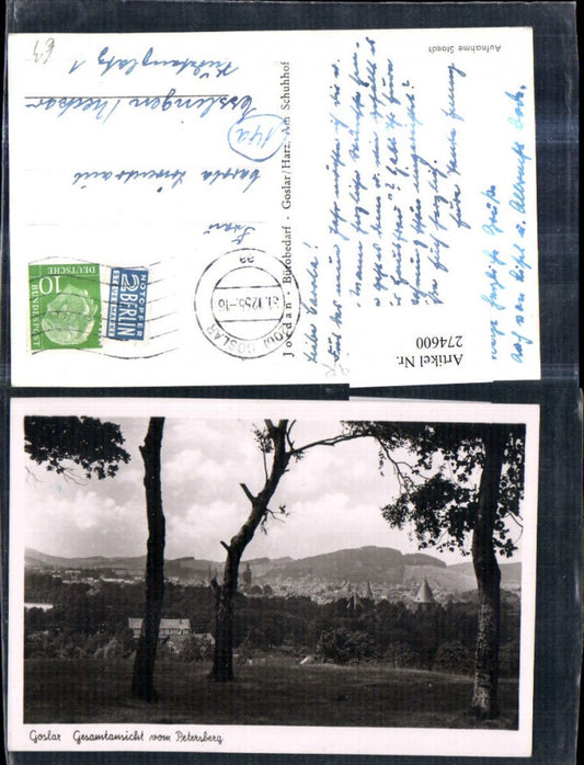 274600,Goslar Totale vom Petersberg