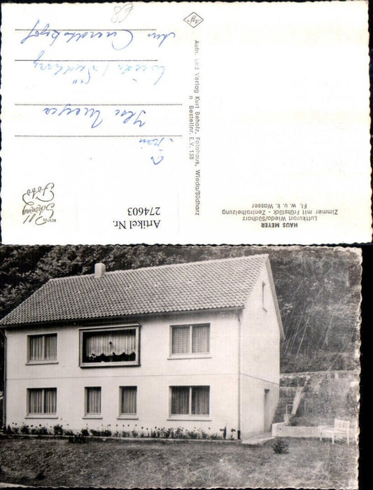 274603,Wieda im Südharz Haus Meyer Hausansicht