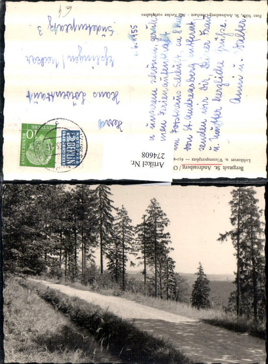 274608,St. Andreasberg im Oberharz Wegpartie